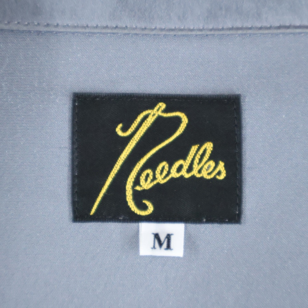 Needles(ニードルス) 23SS FRINGE TRACK JACKET フリンジ加工 ジップアップジャケット ジャージ グレー MR269