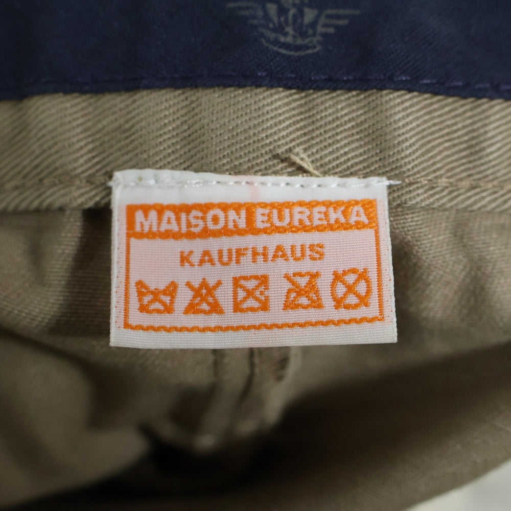 MAISON EUREKA(メゾン エウレカ) VINTAGE REWORK CHINOS ヴィンテージ リワーク ベルト付き チノパンツ ベージュ 070