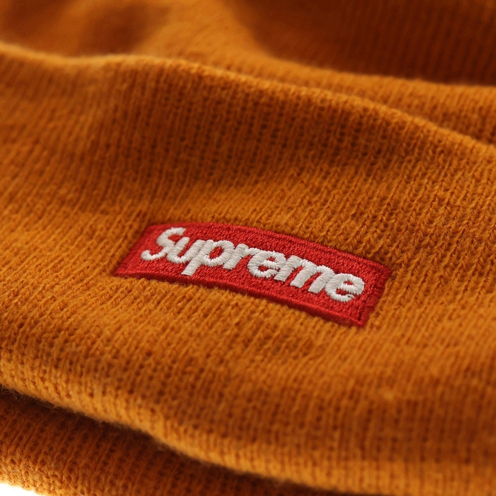 SUPREME(シュプリーム) 17AW ×NEW ERA S Logo Beanie ニューエラ Sロゴ ビーニー ニット帽 帽子 オレンジ
