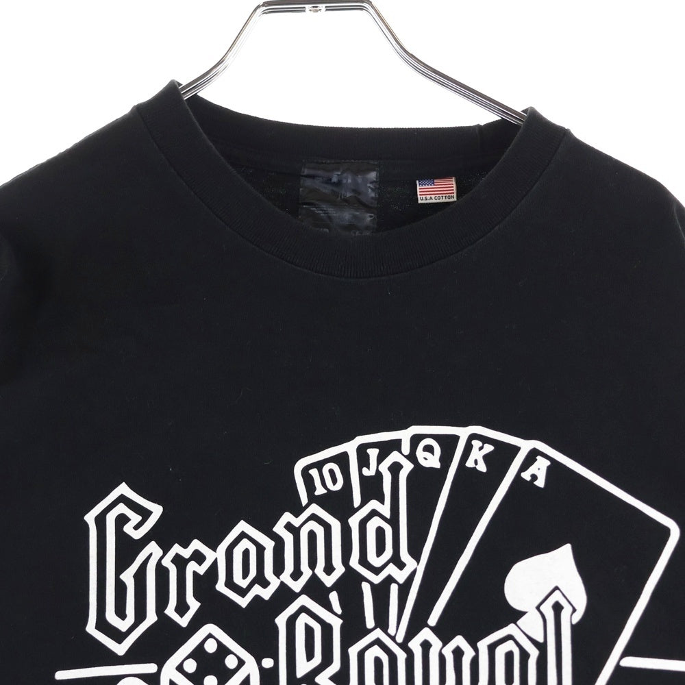 WIND AND SEA(ウィンダンシー) フロントプリント クルーネック長袖Tシャツ カットソー ブラック WDS-C-BTB-24-Q4-01