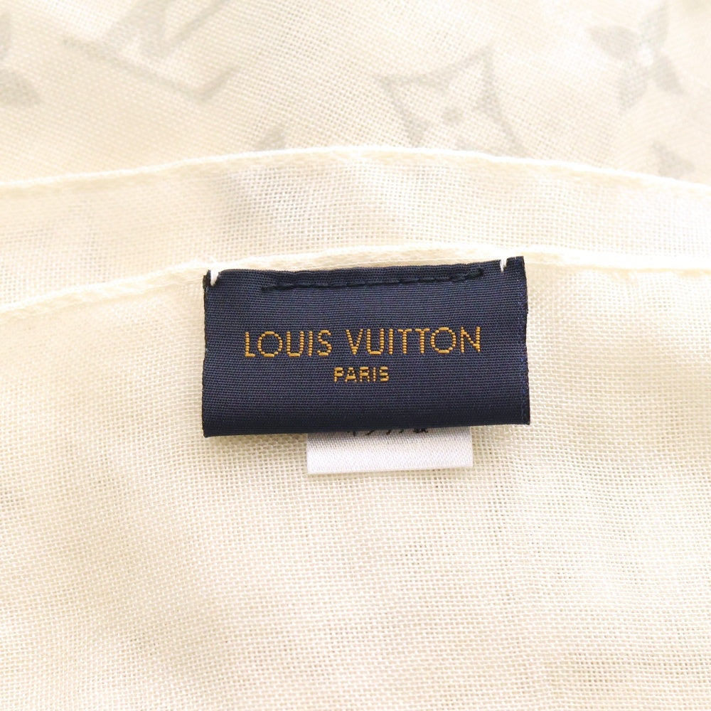 LOUIS VUITTON(ルイヴィトン) 19SS エトール LVレインボー シルク ストール ホワイト MP2316 FF0198