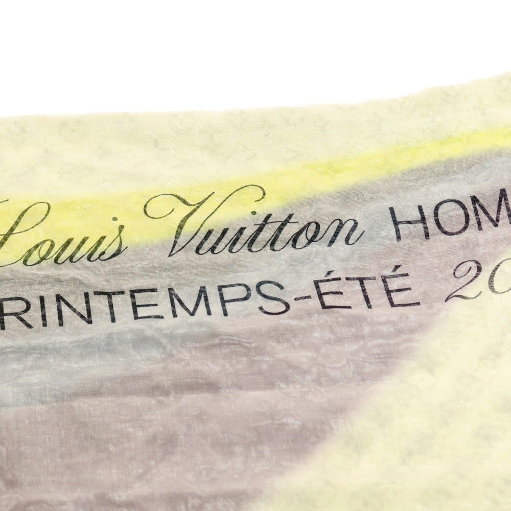 LOUIS VUITTON(ルイヴィトン) 19SS エトール LVレインボー シルク ストール ホワイト MP2316 FF0198