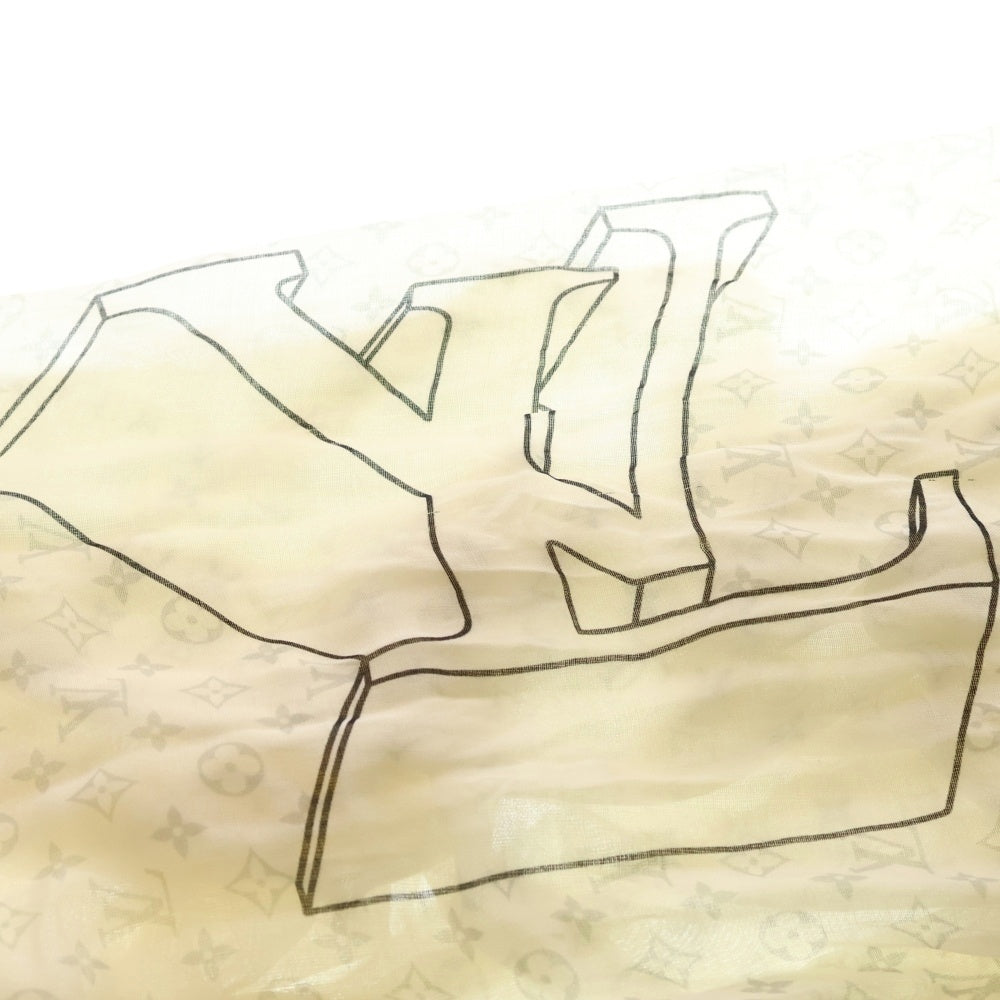 LOUIS VUITTON(ルイヴィトン) 19SS エトール LVレインボー シルク ストール ホワイト MP2316 FF0198