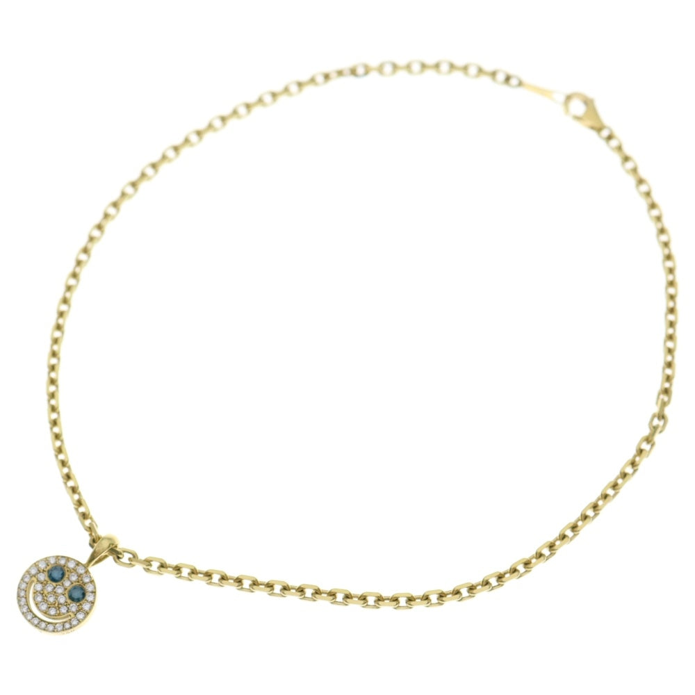 EYEFUNNY(アイファニー) 18KYG ダイヤモンド スマイル S ブルーアイズ