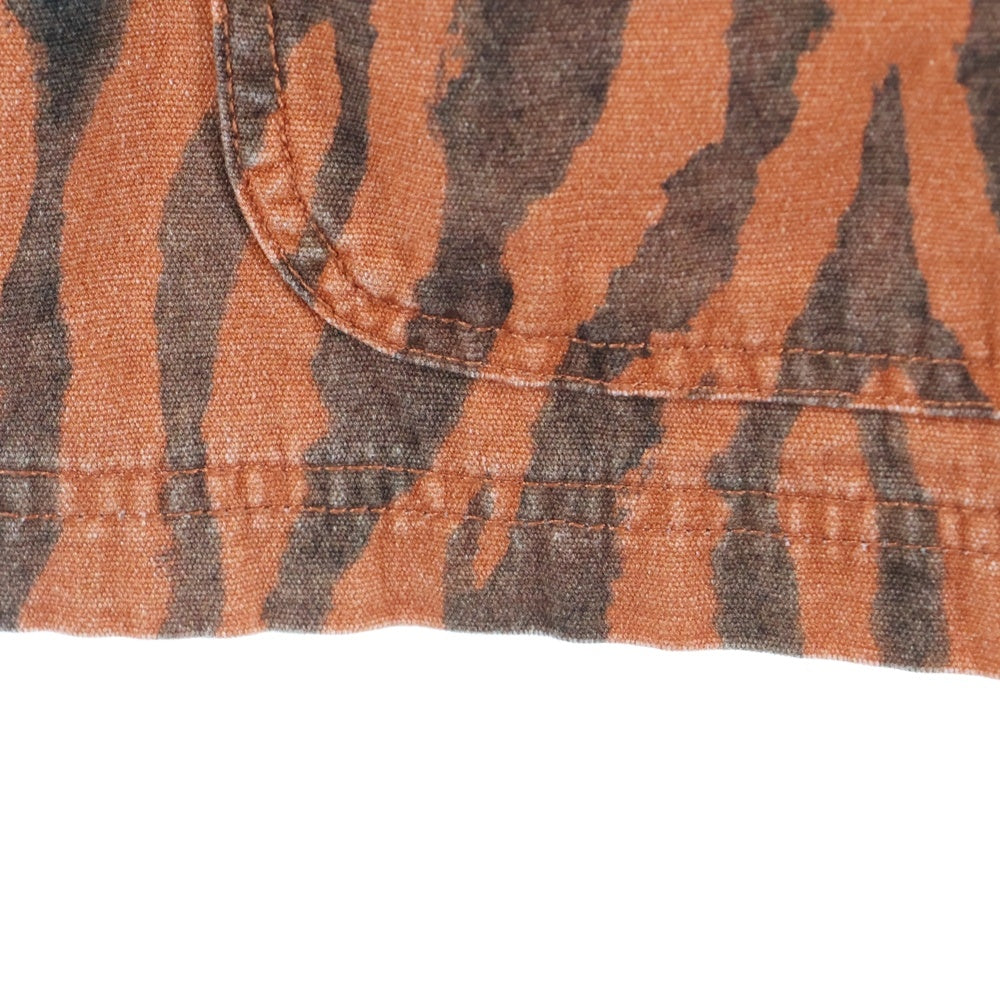 SUPREME(シュプリーム) 21SS Barn Coat Tiger バーンコート 総柄 ワークジャケット オレンジ