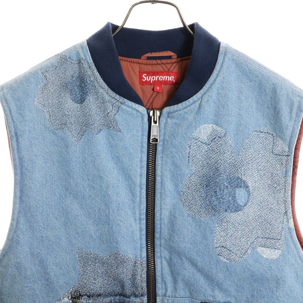 SUPREME(シュプリーム) 22SS Nate Lowman Work Vest ネイトローマン デニム ワークベスト インディゴ