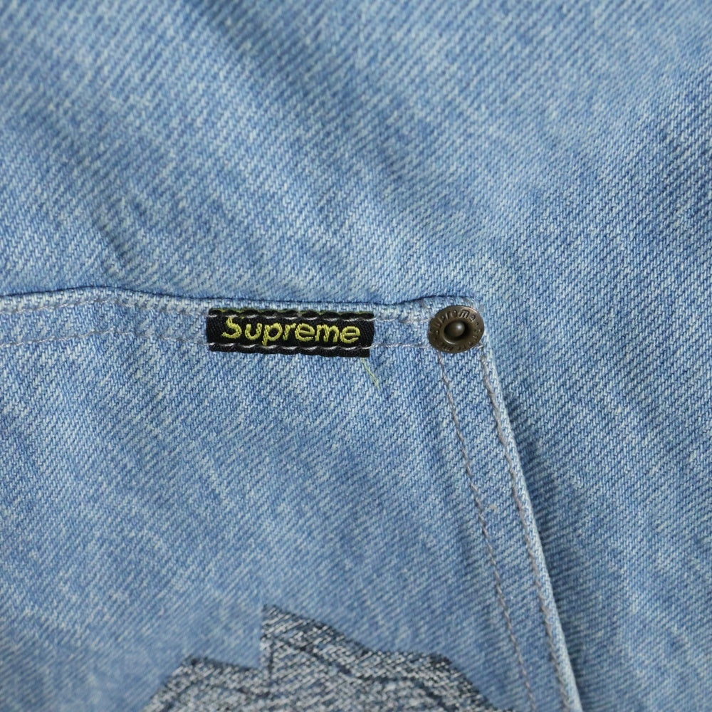 SUPREME(シュプリーム) 22SS Nate Lowman Work Vest ネイトローマン デニム ワークベスト インディゴ