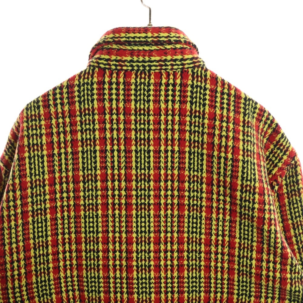 SUPREME(シュプリーム) 22AW Heavy Flannel Shirt ヘビー フランネルシャツ ボタンジャケット レッド/イエロー