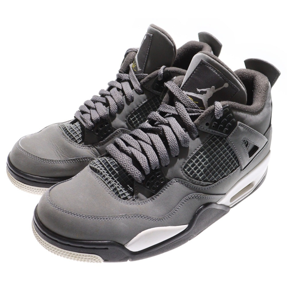NIKE(ナイキ) AIR JORDAN 4 RETRO COOL GREY エアジョーダン4 レトロ クール グレー ハイカットスニーカー グレー US9.5/27.5cm 308497-007
