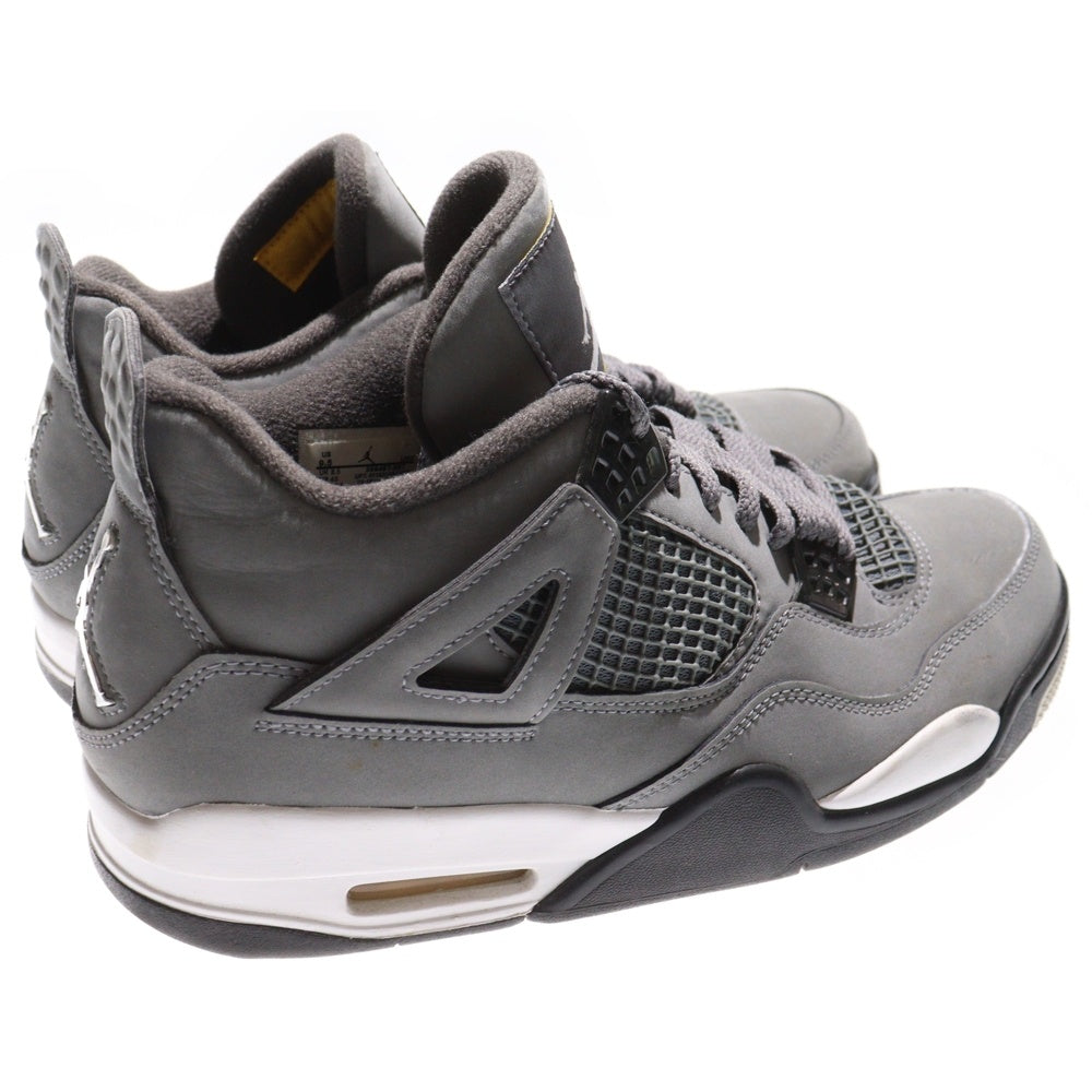 NIKE(ナイキ) AIR JORDAN 4 RETRO COOL GREY エアジョーダン4 レトロ クール グレー ハイカットスニーカー グレー US9.5/27.5cm 308497-007