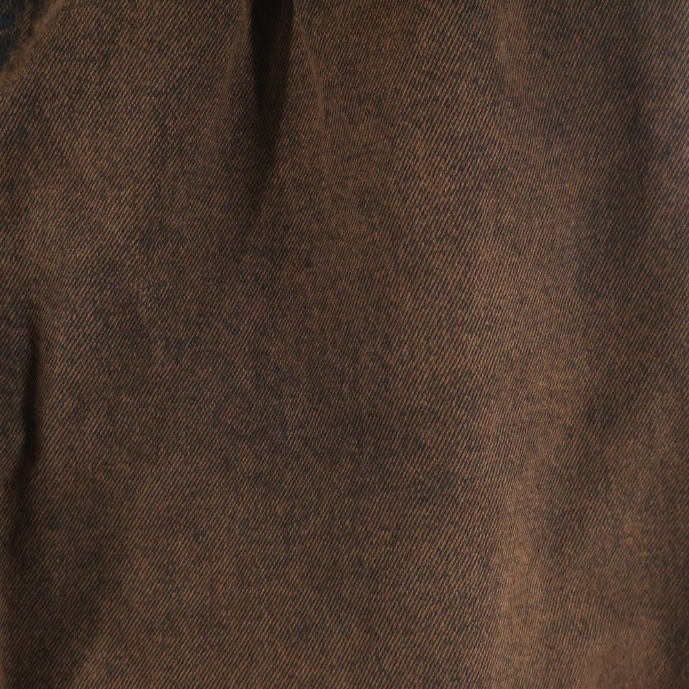 POLAR SKATE CO(ポーラー) 21AW 2タック デニム ストレートパンツ ブラウン PSC-F21-GRUNDCHINO