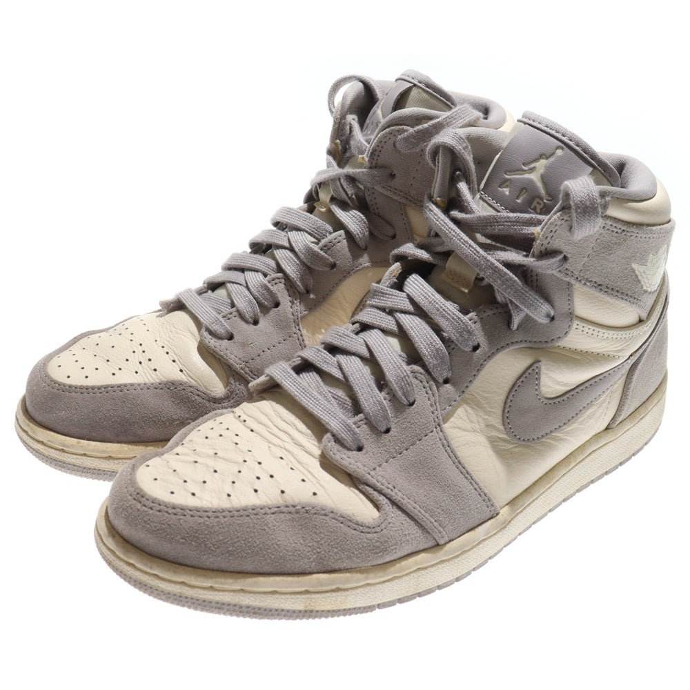 NIKE(ナイキ) WMNS AIR JORDAN 1 1RETRO HIGH ウィメンズ エアジョーダン1 ハイカットスニーカー アイボリー US10.5/27.5cm AH7389-101