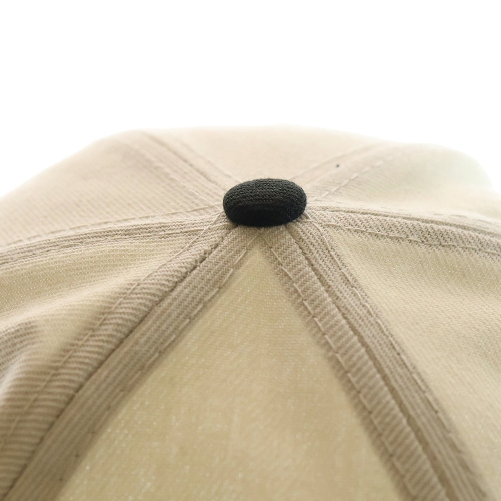 NEW ERA(ニューエラ) ×STUSSY LEAFS ステューシー リーフ ロゴエンブロイダリー ベースボールキャップ 帽子 ホワイト/ブラック 1311076