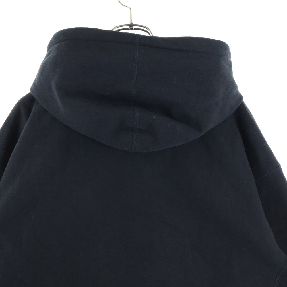 SUPREME(シュプリーム) 22SS Raised Handstyle Hooded Sweatshirt ライズド ハンドスタイル ロゴエンブロイダリー プルオーバープパーカー スウェットフーディ ブラック