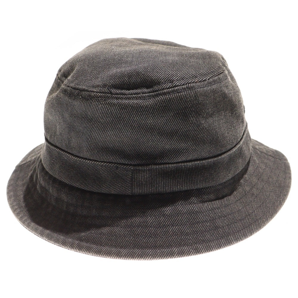 SUPREME(シュプリーム) 21SS Twill Crusher ツイルクラッシャー ロゴエンブロイダリー バケットハット 帽子 バケハ チャコールグレー
