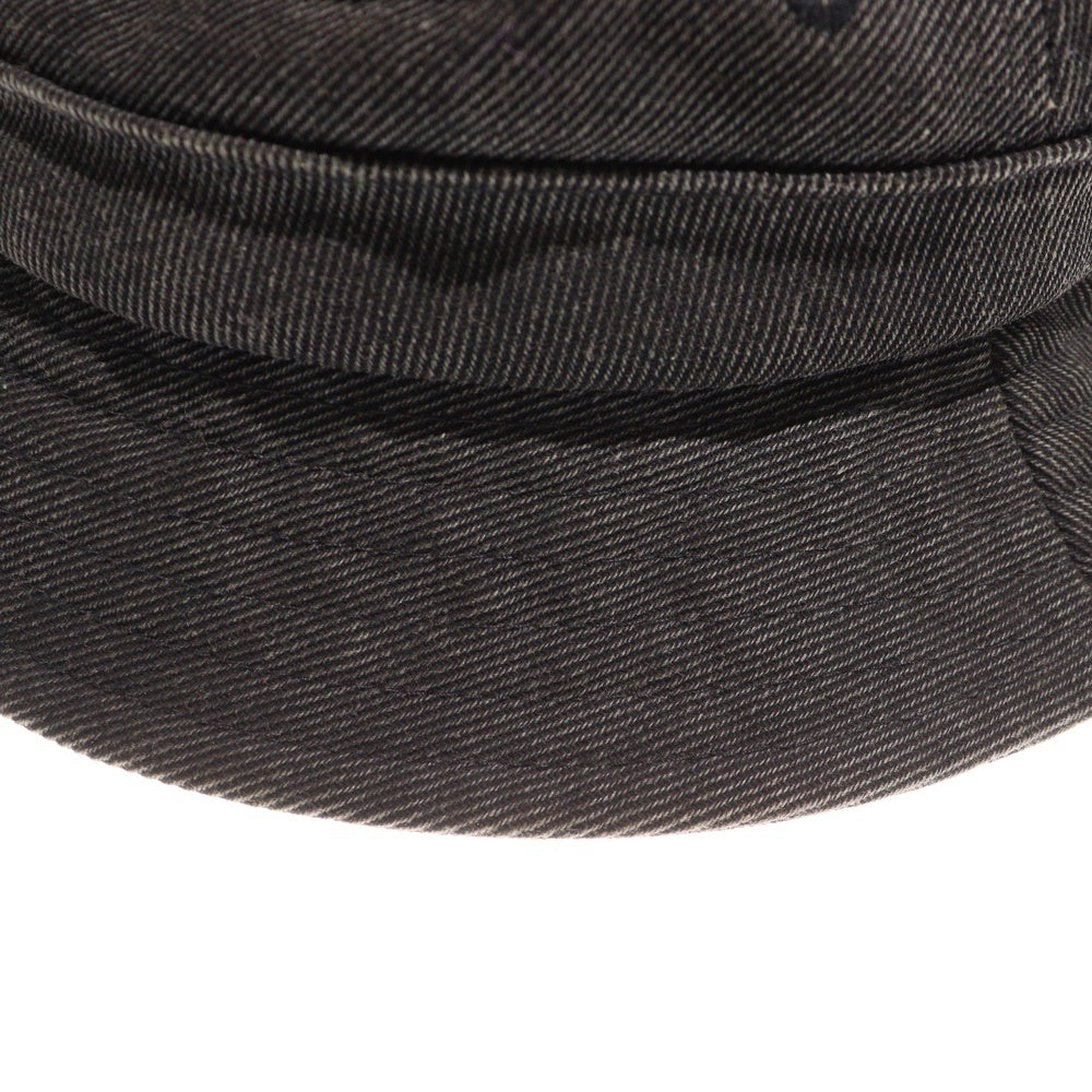 SUPREME(シュプリーム) 21SS Twill Crusher ツイルクラッシャー ロゴエンブロイダリー バケットハット 帽子 バケハ チャコールグレー