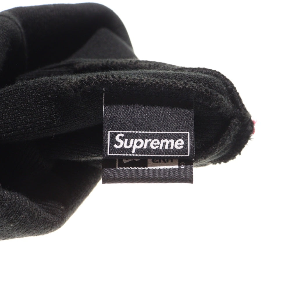 SUPREME(シュプリーム) 21SS ×New Era ×Swarovski S Logo Beanie ニューエラ スワロフスキー Sロゴ ラインストーン ビーニー ニット帽 帽子 ブラック