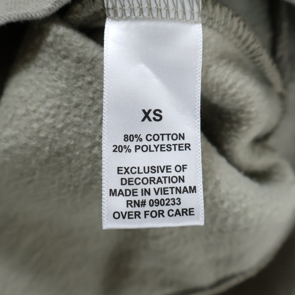 ESSENTIALS FEAR OF GOD(エッセンシャル フィアオブゴッド) 20AW Mock Neck Half Zip Pullover Sweater モックネック ロゴ ハーフジップ スウェット プルオーバー トレーナー ベージュ