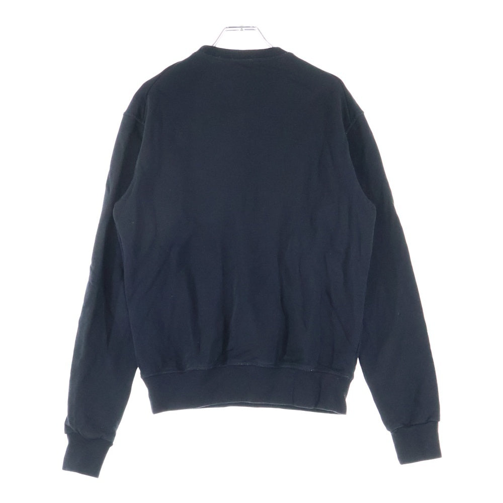 DSQUARED2(ディースクエアード) KIDS LOGO TOP キッズロゴ プリント クルーネック スウェット トレーナー ブラック DQ041N