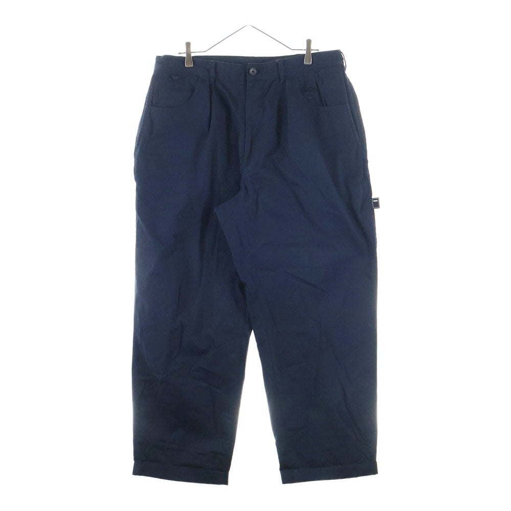 BROCHURE(ブロシュアー) 1P CHINO PANT コットン チノパン テーパードパンツ ネイビー 221-07