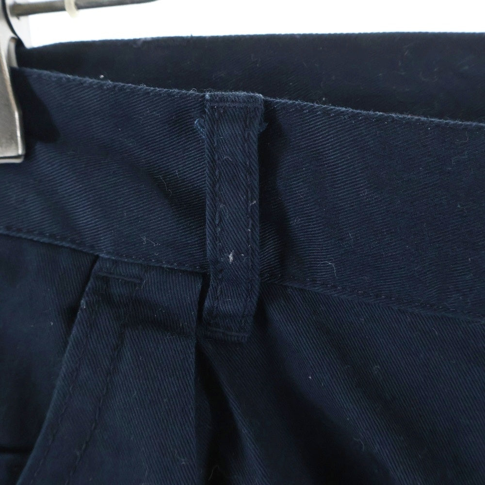 BROCHURE(ブロシュアー) 1P CHINO PANT コットン チノパン テーパードパンツ ネイビー 221-07