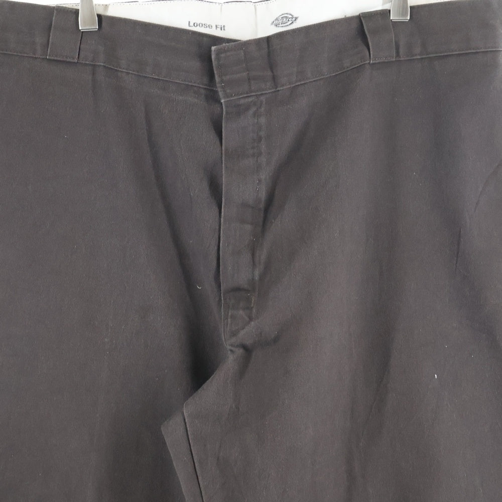 Dickies(ディッキーズ) LOOSE FIT DOUBLE KNEE ロゴパッチ ルーズフィット ダブルニー ワークパンツ ダークブラウン 85283DB