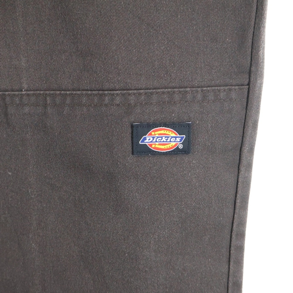 Dickies(ディッキーズ) LOOSE FIT DOUBLE KNEE ロゴパッチ ルーズフィット ダブルニー ワークパンツ ダークブラウン 85283DB