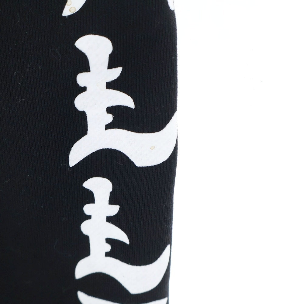 CHALLENGER(チャレンジャー) DRAGON SWEAT PANTS ロゴプリント リブ スウェット パンツ ブラック