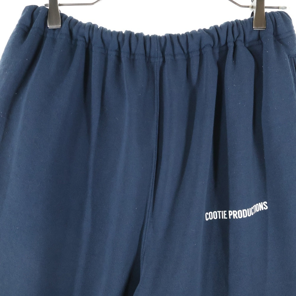 COOTIE PRODUCTIONS(クーティー プロダクションズ) Dry Tech Sweat Shorts ロゴプリント ドライテック オーバーサイズ ショートパンツ ハーフパンツ ショーツ ネイビー