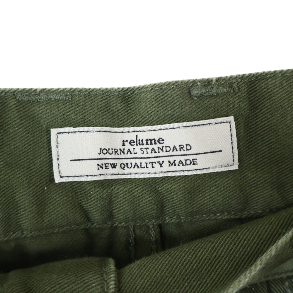 JOURNAL STANDARD relume(ジャーナルスタンダード レリューム) コットン ミリタリー カーゴパンツ カーキ 24-030-464-0230-1-0