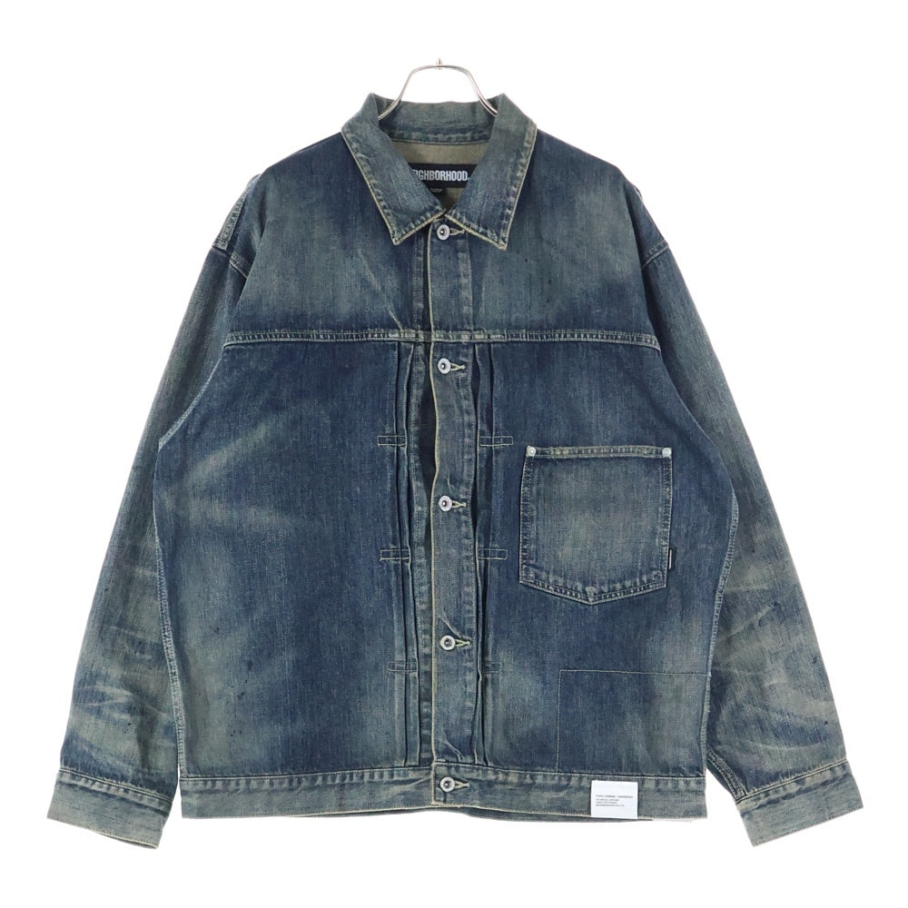 ジャケット・アウター NEIGHBORHOOD 23AW SAVAGE DENIM TYPE-1 NEIGHBORHOOD(ネイバーフッド) 23AW SAVAGE DENIM TYPE-1 JACKET 1st