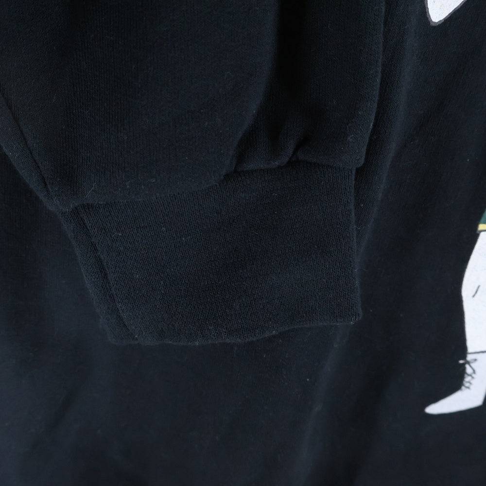 WACKO MARIA(ワコマリア) CREW NECK SWEAT SHIRT TYPE-4 世界平和プロジェクト フロントプリント クルーネック スウェットトレーナー ブラック