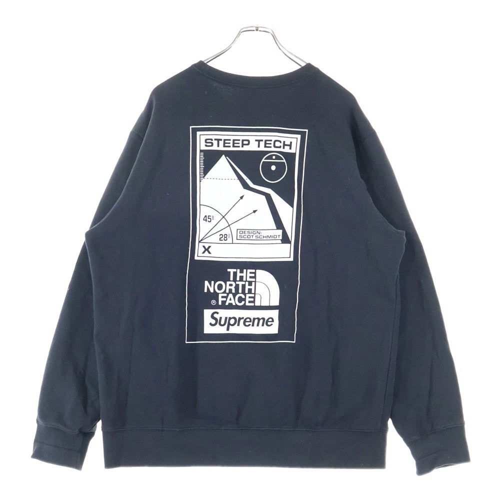 SUPREME(シュプリーム) 16SS STEEP TECH CREWNECK SWEAT ステップ ティーチ クルーネック スウェットトレーナー ブラック