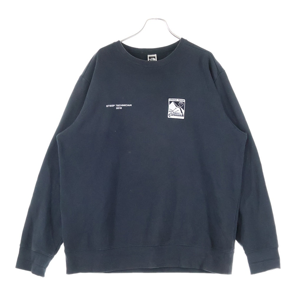 SUPREME(シュプリーム) 16SS STEEP TECH CREWNECK SWEAT ステップ ティーチ クルーネック スウェットトレーナー ブラック