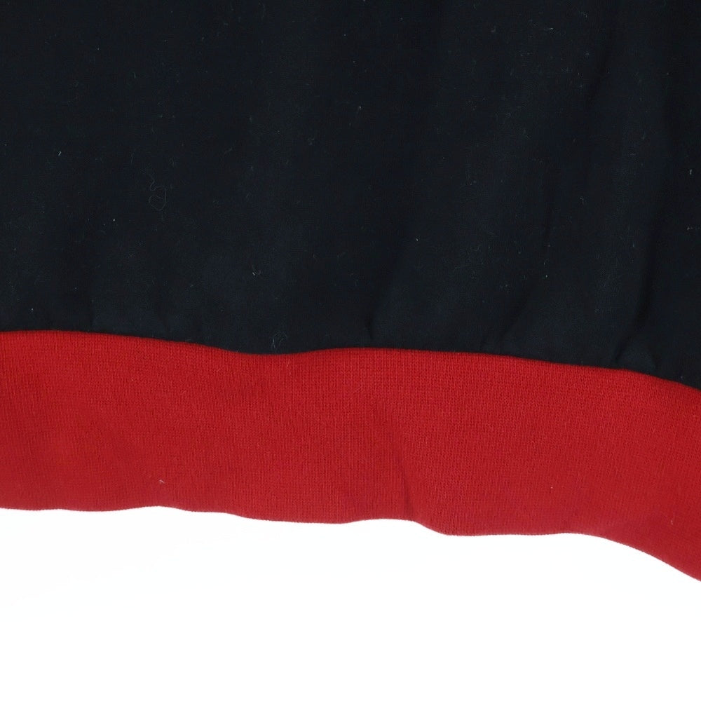 POLO RALPH LAUREN(ポロラルフローレン) パイルPロゴ クルーネック スウェットトレーナー ブラック/レッド 0200011568