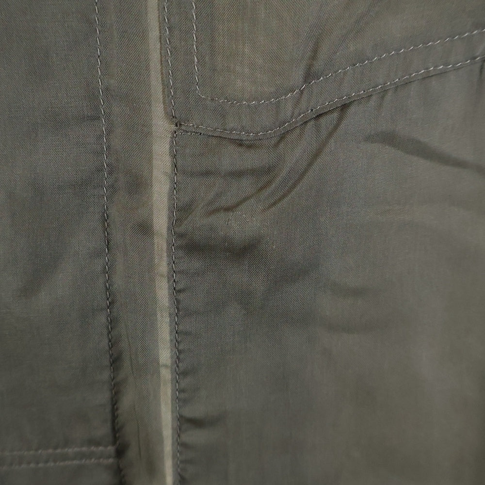 Rick Owens(リックオウエンス) 22SS FOGASHINE MAGNUM TOMMY SHIRT マグナム キュプラ トミー半袖シャツ グレー RU01B1298-J