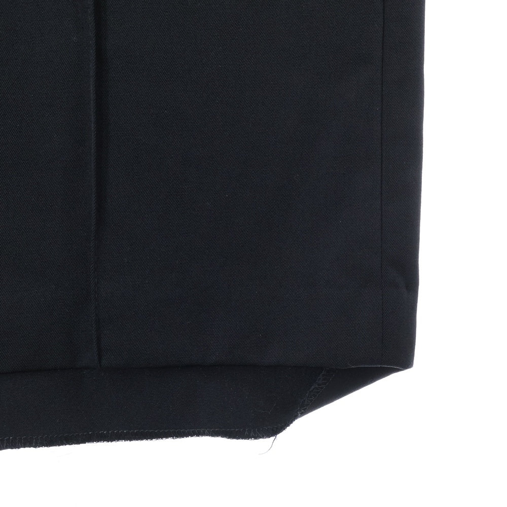 JIL SANDER(ジルサンダー) 22SS ウエストゴム ギャザー スラックス ロングパンツ ブラック JSMU310701MU20290021