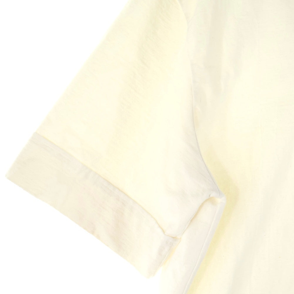 JIL SANDER(ジルサンダー) 23SS Vネック 半袖Tシャツカットソー ホワイト J22GC0107 J20017