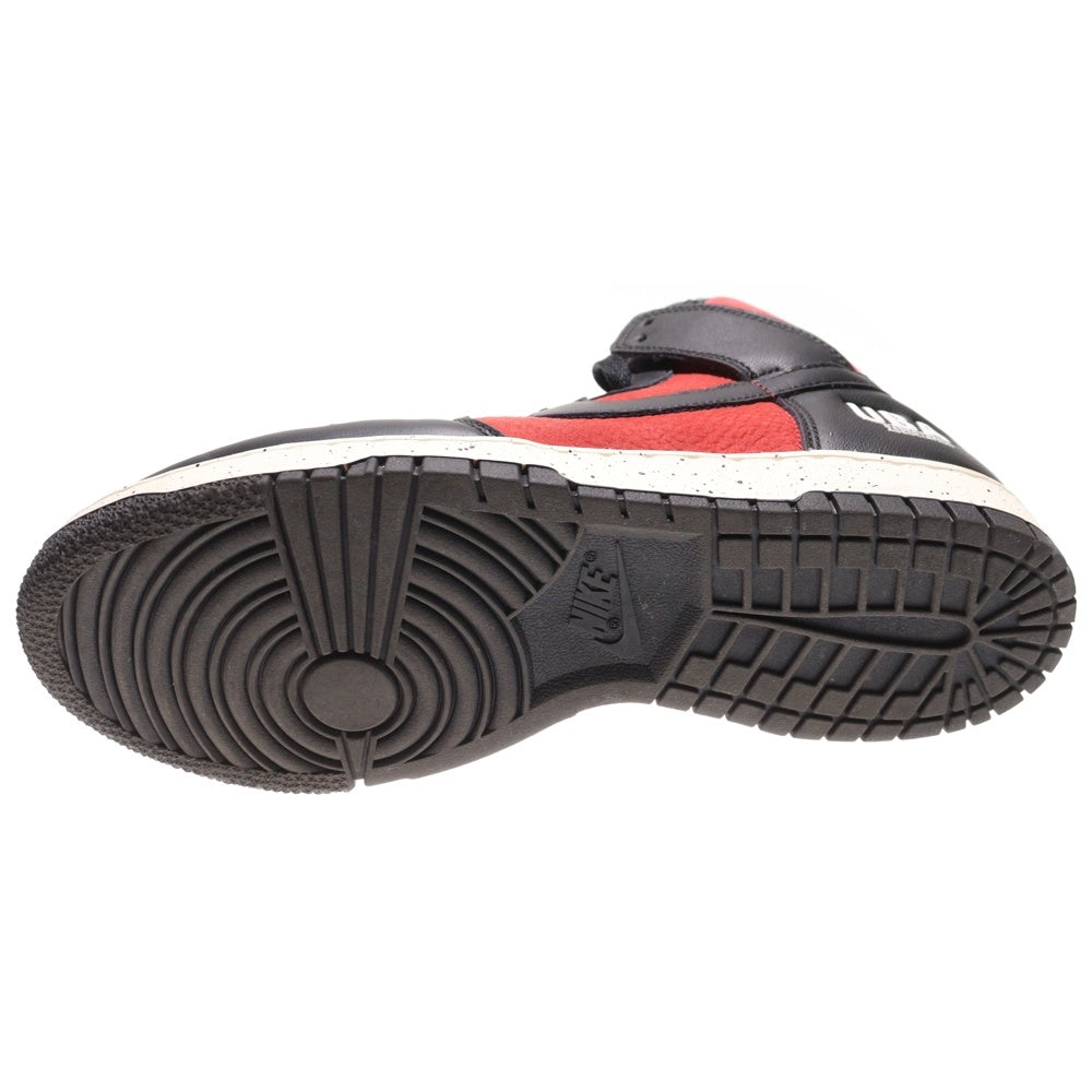 NIKE(ナイキ) ×UNDERCOVER DUNK HIGH UBA アンダーカバー ダンク ハイカットスニーカー ブラック/レッド US9/7m DD9401-600