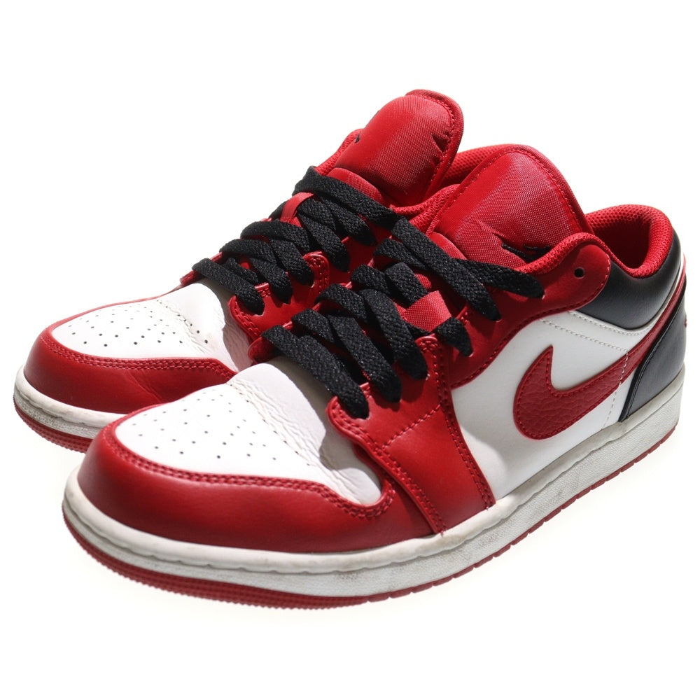 NIKE(ナイキ) AIR JORDAN 1 LOW GYM RED エアジョーダン1 ロー ジムレッド ローカットスニーカー レッド/ホワイト US9/27cm 553558-163