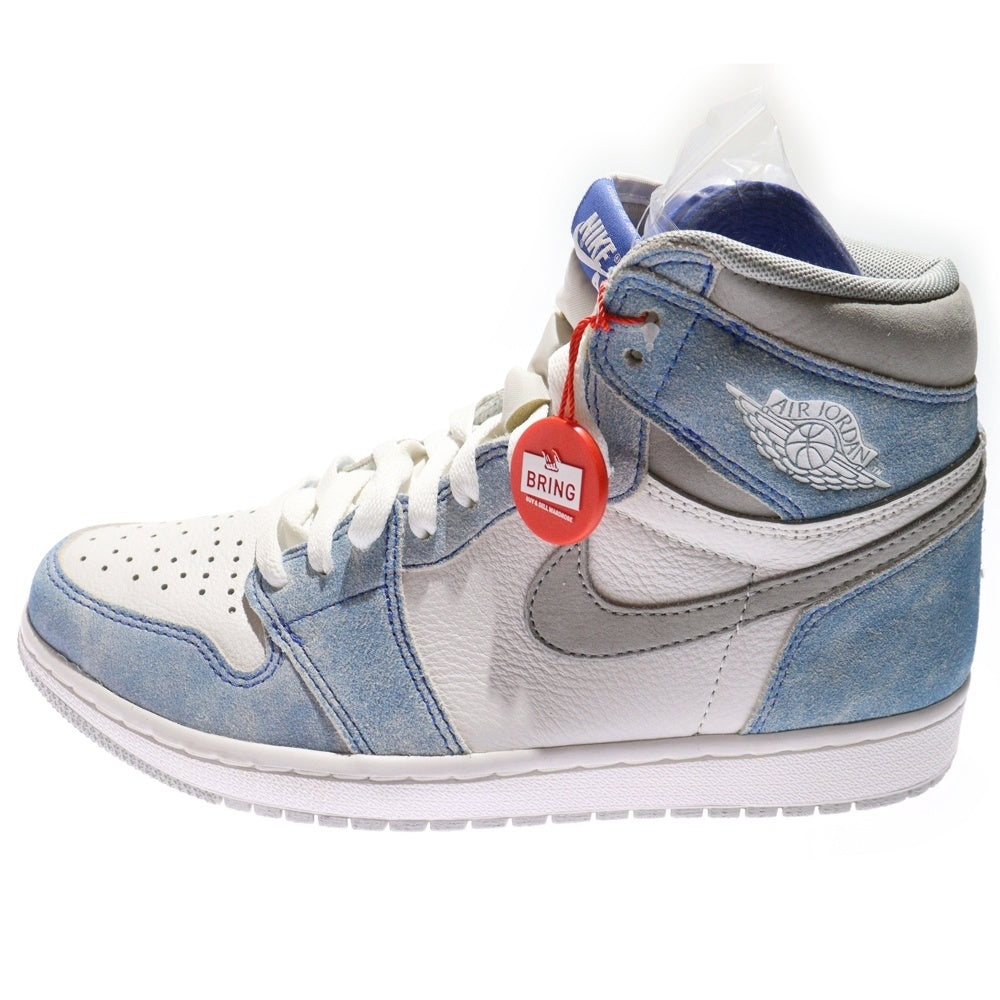 NIKE(ナイキ) AIR JORDAN 1 HIGH OG HYPER ROYAL エアジョーダン1 ハイパーロイヤル ハイカットスニーカー ホワイト/ブルー US8.5/26.5cm 555088-402