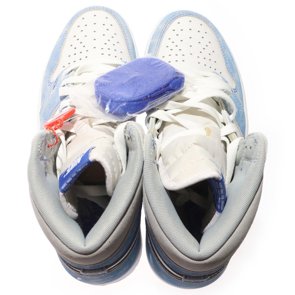 NIKE(ナイキ) AIR JORDAN 1 HIGH OG HYPER ROYAL エアジョーダン1 ハイパーロイヤル ハイカットスニーカー ホワイト/ブルー US8.5/26.5cm 555088-402