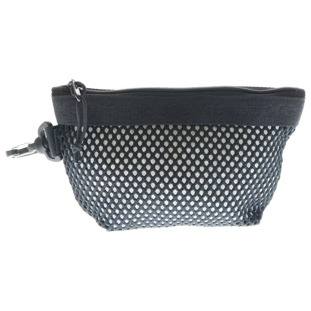 SUPREME(シュプリーム) 25SS Mesh Mini Pouch スモールボックスロゴ メッシュ ミニ ポーチ ブラック