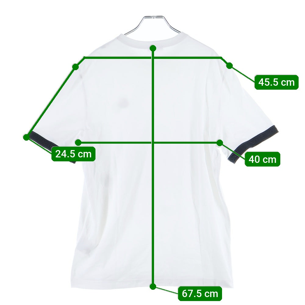 MONCLER(モンクレール) 21AW MAGLIA T-SHIRT マグリア ワッペンロゴ クルーネック 半袖Tシャツ カットソー ホワイト G20918C00026 8390T