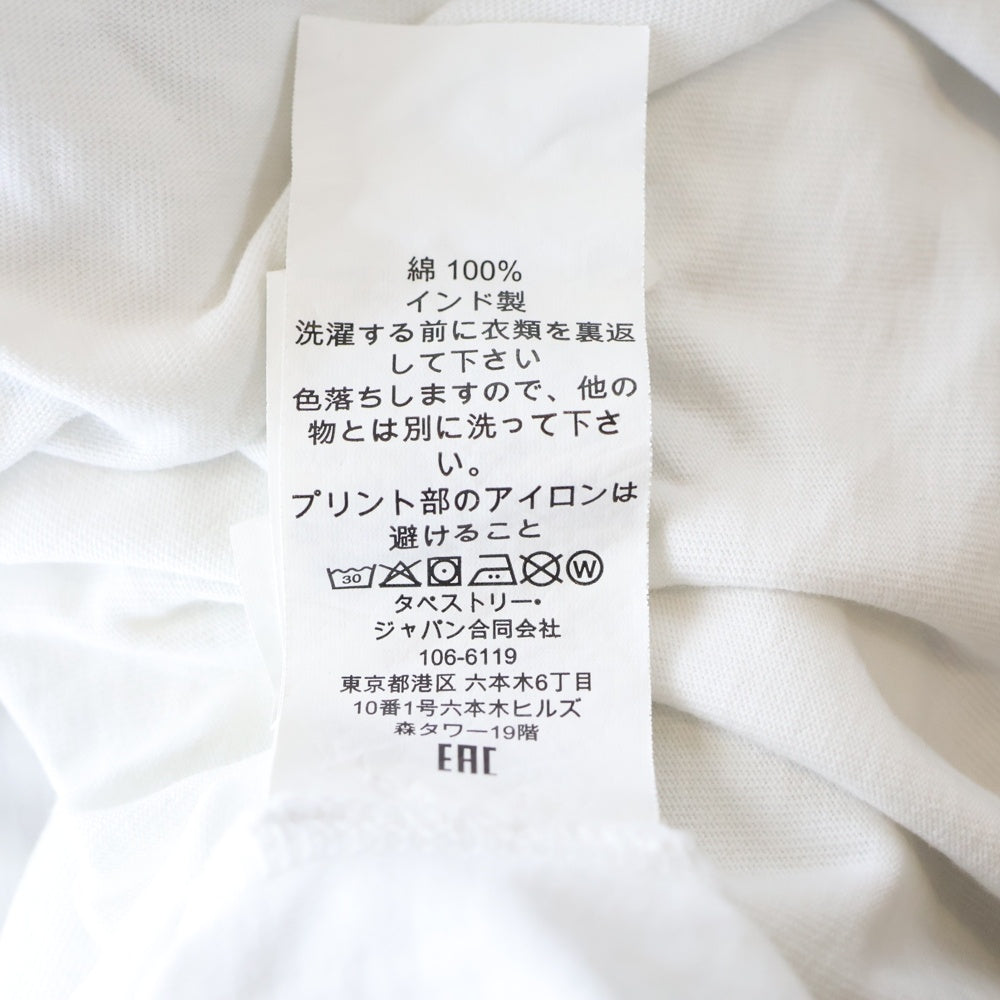 COACH(コーチ) フロントロゴプリント クルーネック 半袖Tシャツ カットソー ホワイト C9693