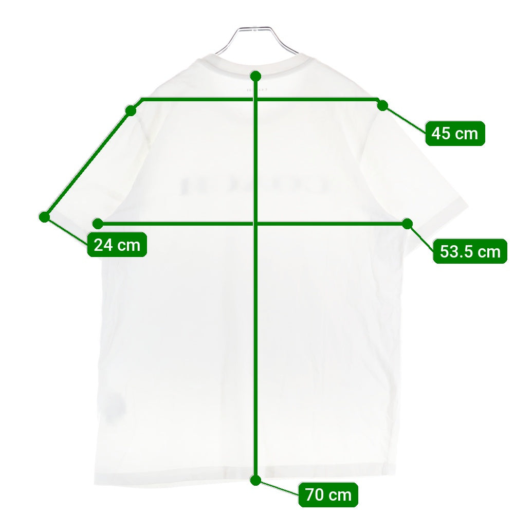 COACH(コーチ) フロントロゴプリント クルーネック 半袖Tシャツ カットソー ホワイト C9693