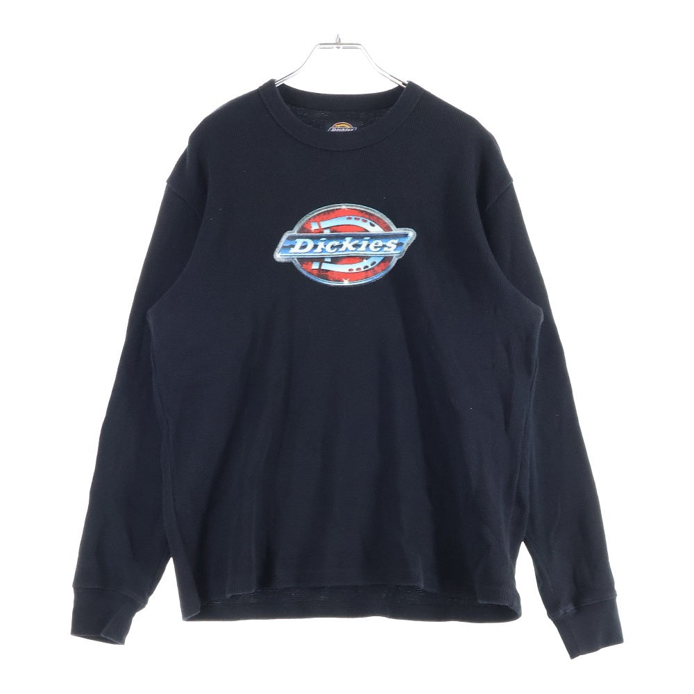 SUPREME(シュプリーム) 25AW×Dickies Thermal ディッキーズ ロゴプリント サーマル 長袖シャツ カットソー ブラック