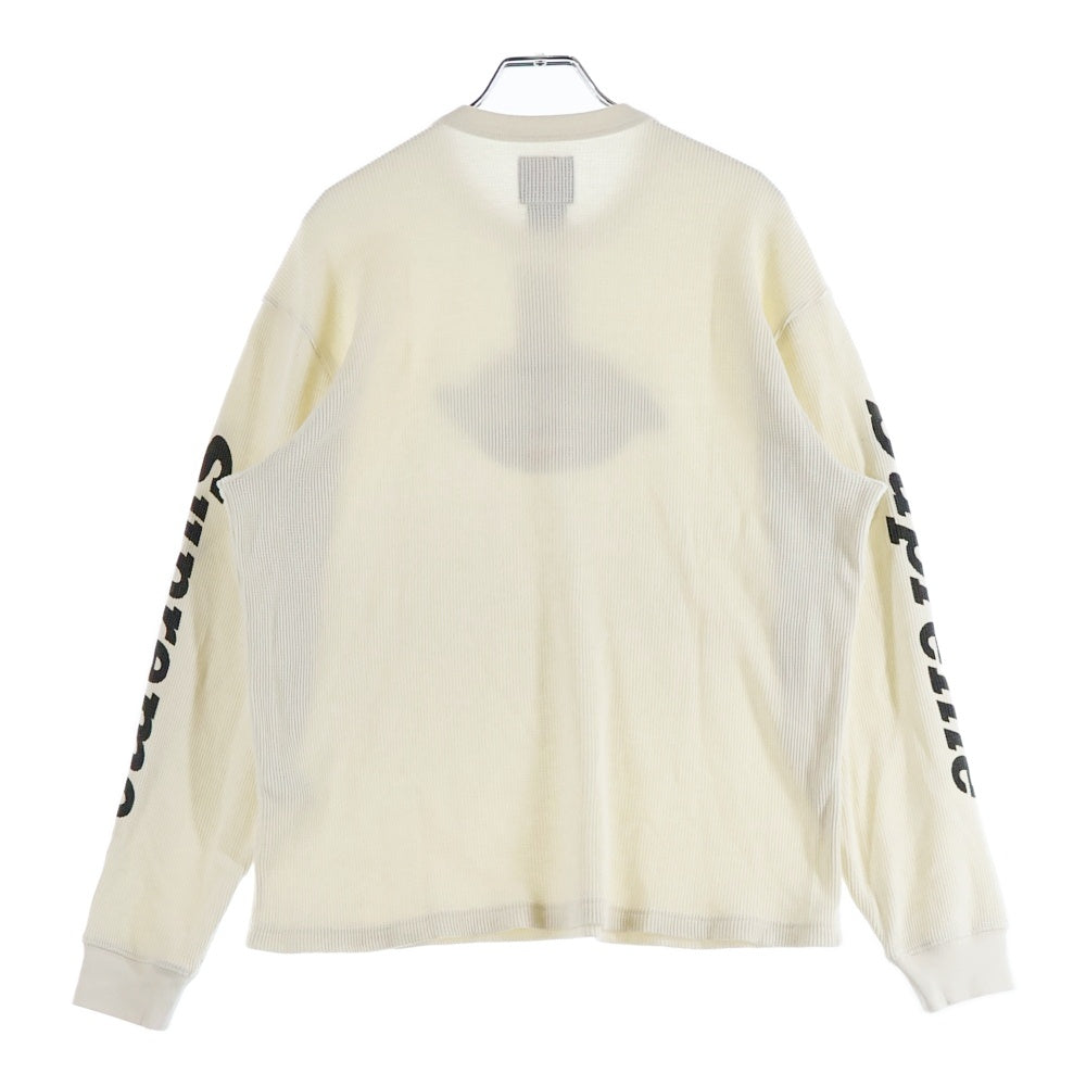 SUPREME(シュプリーム) 25AW×Dickies Thermal ディッキーズ ロゴプリント サーマル 長袖シャツ カットソー ベージュ
