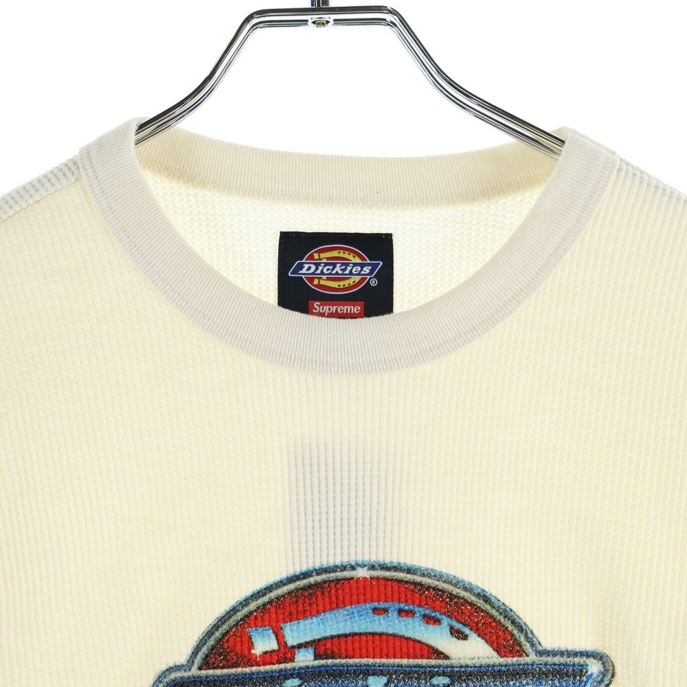 SUPREME(シュプリーム) 25AW×Dickies Thermal ディッキーズ ロゴプリント サーマル 長袖シャツ カットソー ベージュ