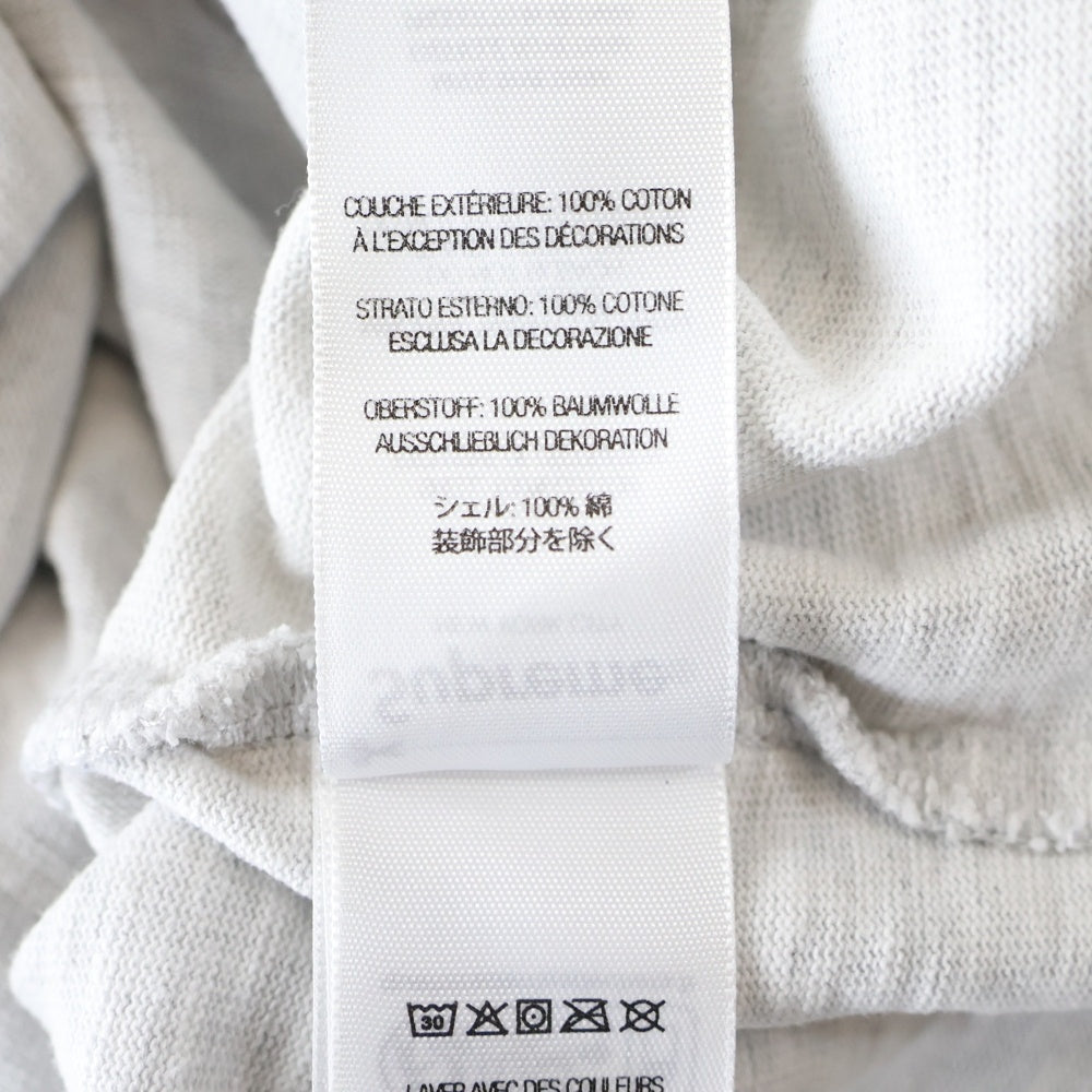 SUPREME(シュプリーム) 25SS S/S Pocket Tee ポケット付き ロゴ刺繍 クルーネック 半袖Tシャツ カットソー グレー
